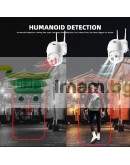 Смарт WiFi камера нощно виждане водосустойчива FULL HD 1080P Аудио